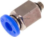 Gerader Steckanschluss UNF 10-,32-3/16" (4,76 mm), IQS-Inch