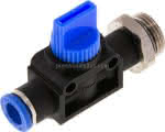 3/2-Wege-Absperrventil G 3/8"-,8mm, Gewindeseite entlüftend