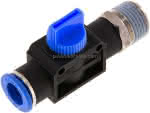 3/2-Wege-Absperrventil R 1/2"-,12mm, Schlauchseite entlüftend