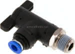 Winkel-Absperrhahn R 1/4"-6mm,,IQS-Standard