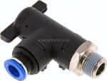 Winkel-Absperrhahn R 3/8"-10mm,, IQS-Standard