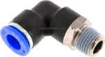 Winkel-Steckanschluss NPT 1/4" -3/8" (9,52 mm), IQS-Inch