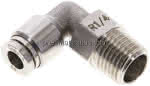 Winkel-Steckanschluss R 1/4"-,6mm, IQS-ES LE/IQS-PVDF