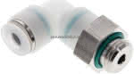 Winkel-Steckanschluss G 1/4"- 6mm, IQS-ES LE/IQS-PVDF