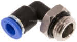 Winkel-Steckanschluss G 1/4"- 6mm, IQS-Standard