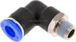 Winkel-Steckanschluss NPT 1/8" -5/16" (7,94 mm), IQS-Inch