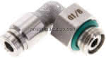 Winkel-Steckanschluss G 1/8"- 4mm, IQS-ES LE/IQS-PVDF