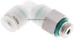 Winkel-Steckanschluss G 1/8"- 4mm, IQS-ES LE/IQS-PVDF