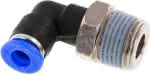 Winkel-Steckanschluss NPT 3/8" -1/4" (6,35 mm), IQS-Inch