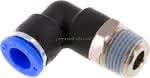 Winkel-Steckanschluss NPT 3/8" -3/8" (9,52 mm), IQS-Inch