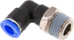Winkel-Steckanschluss NPT 3/8" -5/16" (7,94 mm), IQS-Inch