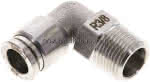 Winkel-Steckanschluss R 3/8"- 10mm, IQS-ES LE/IQS-PVDF