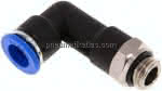 Winkel-Steckanschluss, lang G,1/4"-10mm, IQS-Standard