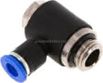 Winkel-Steckanschluss G 1/4"- 6mm, IQS-Standard