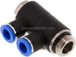 Steck-Mehrfachverteiler, 2-,fach G 1/2"-10mm, IQS-Standard
