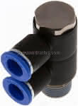 Steck-Mehrfachverteiler, 2-,fach R 1/2"-12mm, IQS-Standard