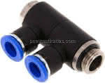 Steck-Mehrfachverteiler, 2-,fach G 3/8"-10mm, IQS-Standard