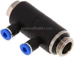 Steck-Mehrfachverteiler, 2-,fach G 3/8"-4mm, IQS-Standard
