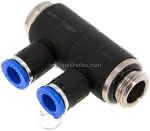 Steck-Mehrfachverteiler, 2-,fach G 3/8"-8mm, IQS-Standard
