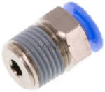 Gerader Steckanschluss R 1/8"-,4mm, IQS-Mini