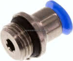 Gerader Steckanschluss G 1/8"-,4mm, Mini m. Innensechskt.