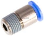 Gerader Steckanschluss R 1/8"-,6mm, Mini m. Innensechskt.