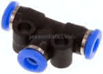 T-Steckanschluss 3mm-3mm, IQS-,Mini
