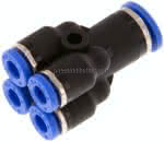 Steckanschluss-Mehrfachvert.,6mm-4mm, IQS-Standard