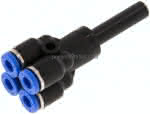Steckanschluss-Mehrfachvert.,6mm-4mm, IQS-Standard