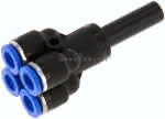 Steckanschluss-Mehrfachvert.,8mm-6mm, IQS-Standard