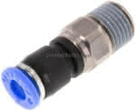 Gerade Drehverschraubung R 1/ 4"-6mm, IQS-Standard
