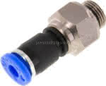Gerade Drehverschraubung G 1/ 8"-4mm, IQS-Standard
