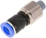 Gerade Drehverschraubung R 1/ 8"-8mm, IQS-Standard