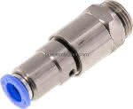 Gerade Schnelldrehverschrau- bung G 1/2"-10mm, IQS-Standard