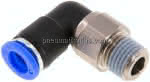 Winkel-Drehverschraubung R 1/,4"-8mm, IQS-Standard