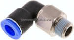 Winkel-Drehverschraubung R 3/,8"-12mm, IQS-Standard