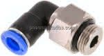 Winkel-Drehverschraubung G 3/,8"-8mm, IQS-Standard