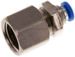 Schott-Steckanschluss mit IG.,G 1/4"-4mm, IQS-Standard