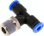 T-Steckanschluss NPT 1/4"-3/,16" (4,76 mm), IQS-Inch