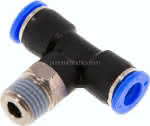T-Steckanschluss NPT 1/4"-5/,16" (7,94 mm), IQS-Inch