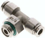 T-Steckanschluss G 1/4"-6mm,,IQS-ES LE/IQS-PVDF