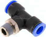 T-Steckanschluss NPT 3/8"-1/2",(12,7 mm), IQS-Inch