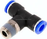 T-Steckanschluss NPT 3/8"-3/8",(9,52 mm), IQS-Inch