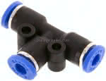 T-Steckanschluss 4mm-4mm, IQS-,Standard