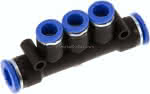 Steckanschluss-Mehrfachvert.,10mm-8mm, IQS-Standard