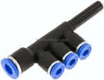 Steckanschluss-Mehrfachvert.,6mm-4mm, IQS-Standard