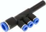 Steckanschluss-Mehrfachvert.,8mm-4mm, IQS-Standard