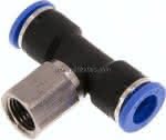 T-Steckanschluss, Innengew. G,1/4"-10mm, IQS-Standard