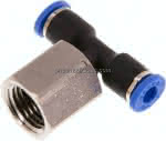 T-Steckanschluss, Innengew. G,1/4"-4mm, IQS-Standard