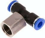 T-Steckanschluss, Innengew. G,1/4"-6mm, IQS-Standard